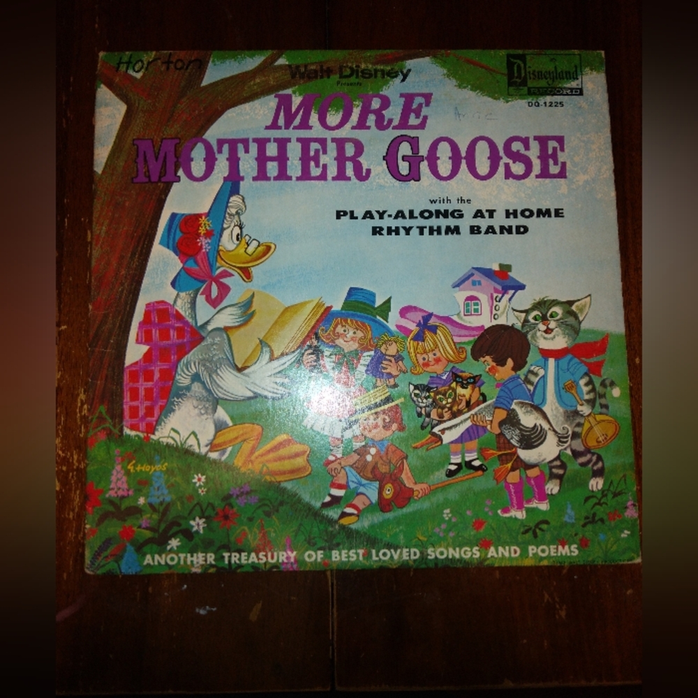 More Mother Goose Disney Disneyland VINTAGE VG record album LP vinyl